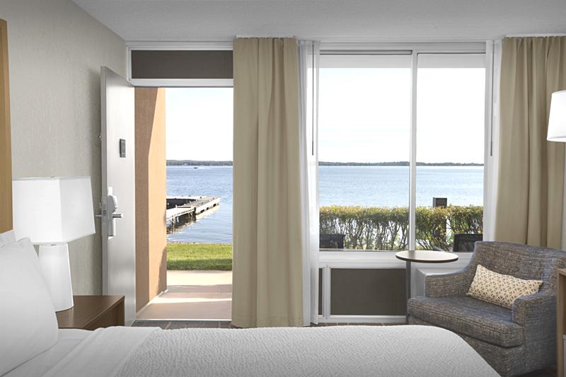 Great views of the lake from the Holiday Inn - Lakeside in Detroit Lakes, MN.